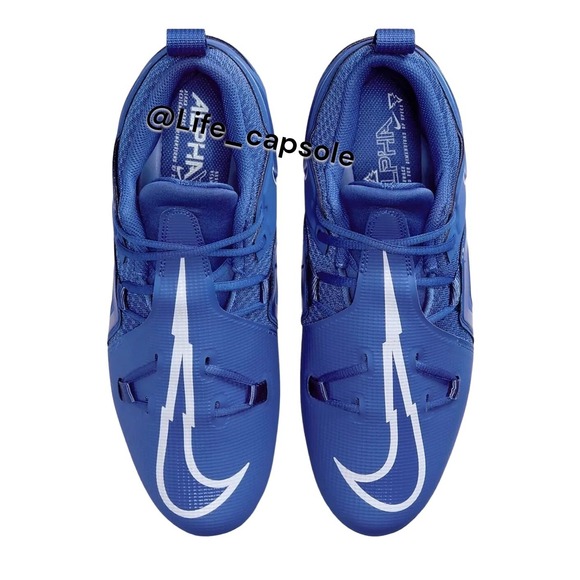 Nike Size 11 Alpha Menace Pro 3 Game Royal Blue CT6649-414 Football Cleats‎ - Picture 15 of 16